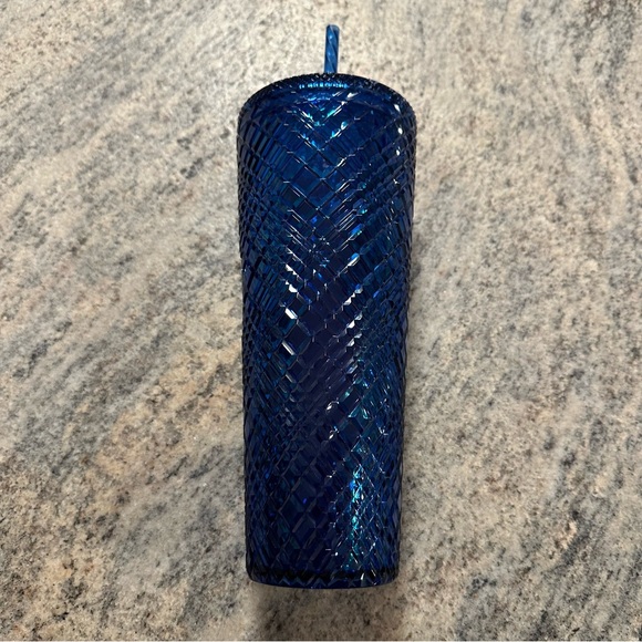 Starbucks Holiday 2022 Limited Azure Blue Tumbler Venti 24oz - Picture 3 of 6